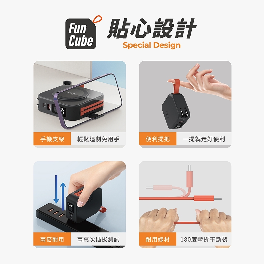兩倍耐用 兩萬次插拔測試