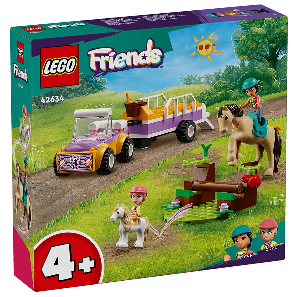 LEGO 樂高 LT42634 姊妹淘系列 - 馬兒和小馬拖