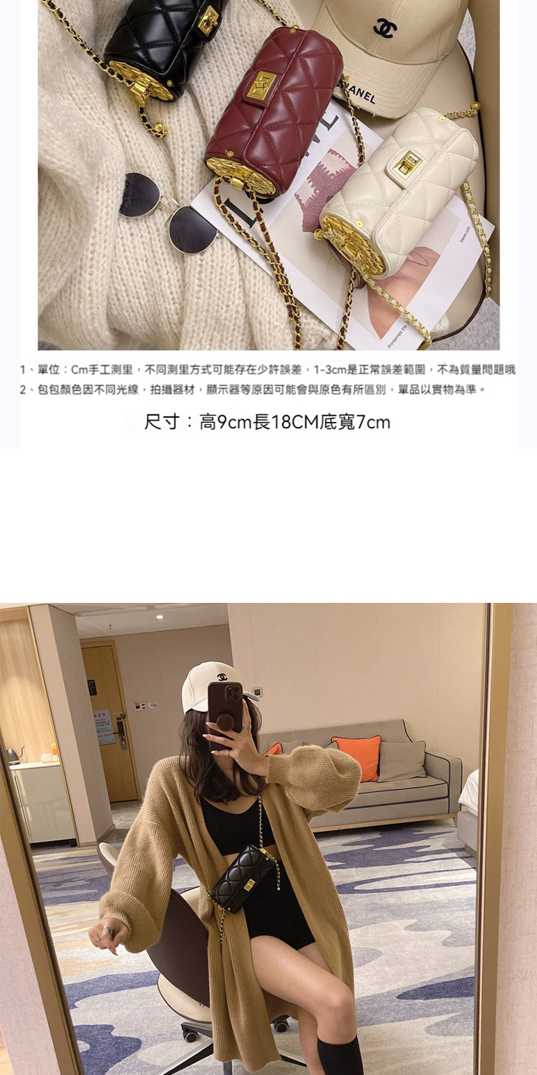 1、單位Cm手工測里,不同測里方式可能存在少許誤差,13cm是正常誤差範圍,不為質量問題哦 2、包包顏色因不同光線,拍攝器材,顯示器等原因可能會與原色有所區別,單品以實物為準。 尺寸高9cm長18CM底寬7cm 