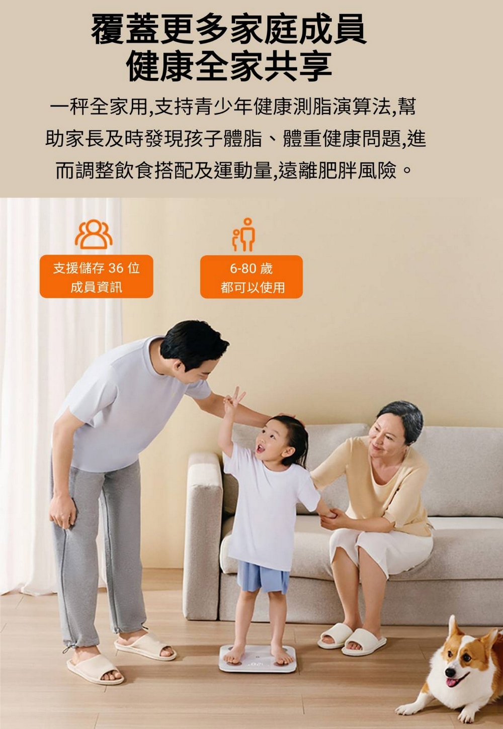 一种全家用,支持青少年健康測脂演算法,幫