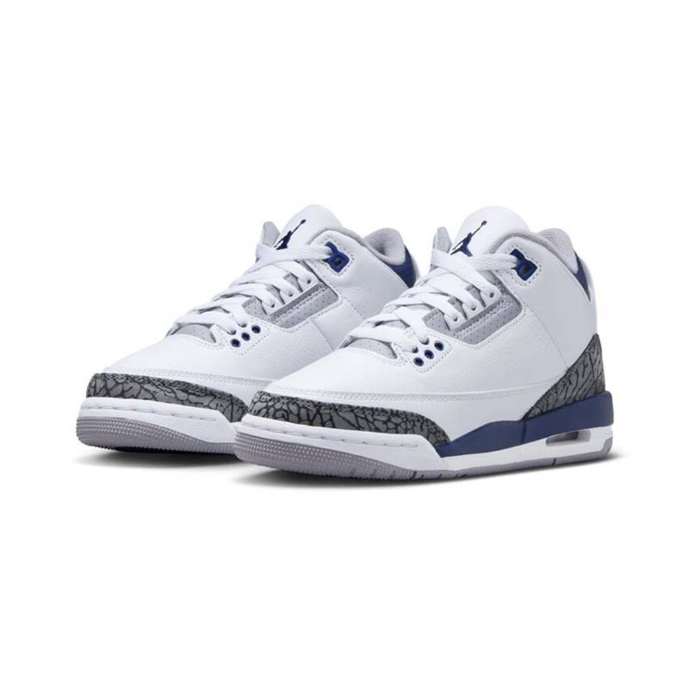 NIKE 耐吉 Air Jordan 3 Retro 白灰午