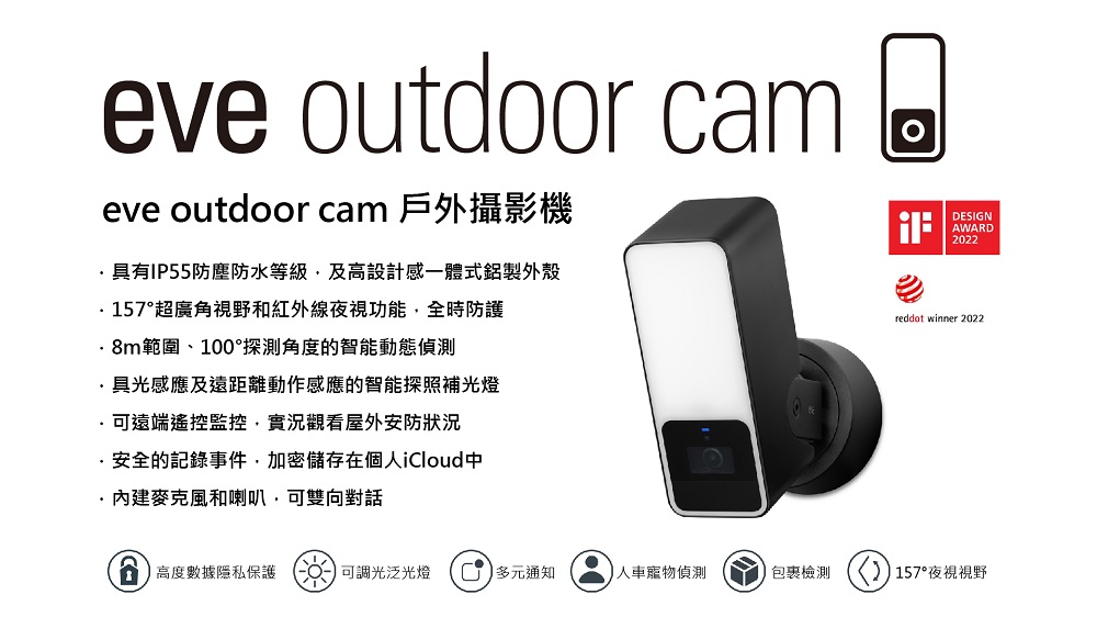 EVE Outdoorcam 戶外攝像機 / 戶外攝影機(H