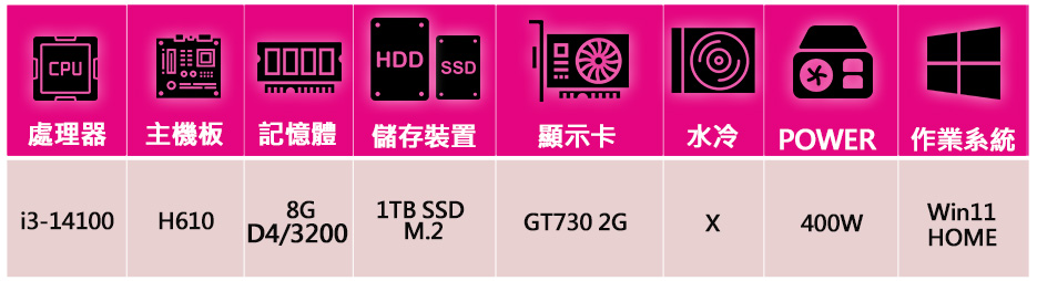 NVIDIA i3四核GT730 Win11{星海奇緣}文書