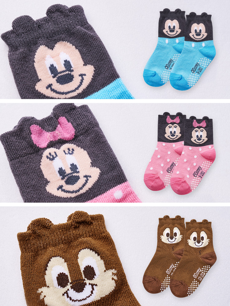 ONEDER 旺達 6雙組-迪士尼 幼童造型短襪-202(正