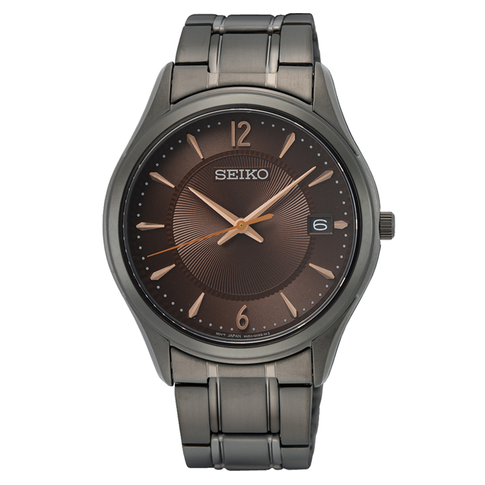 SEIKO 精工 CS系列 簡約時尚石英腕錶(SUR519P