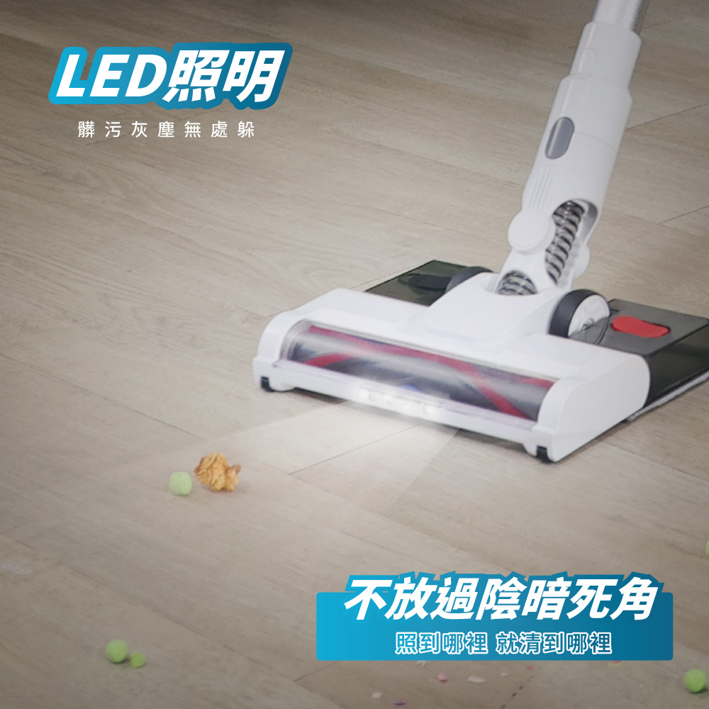 LED照明 髒污灰塵無處躲 不放過陰暗死角 照到哪裡 就清到哪裡 