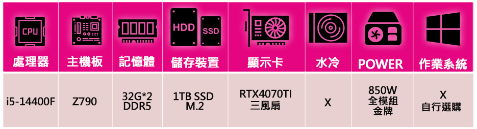 微星平台 i5十核Geforce RTX4070TI{幸福翼