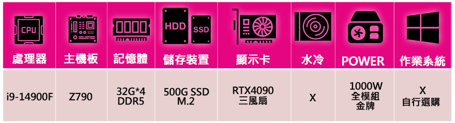 微星平台 i9二四核Geforce RTX4090{幸福果}