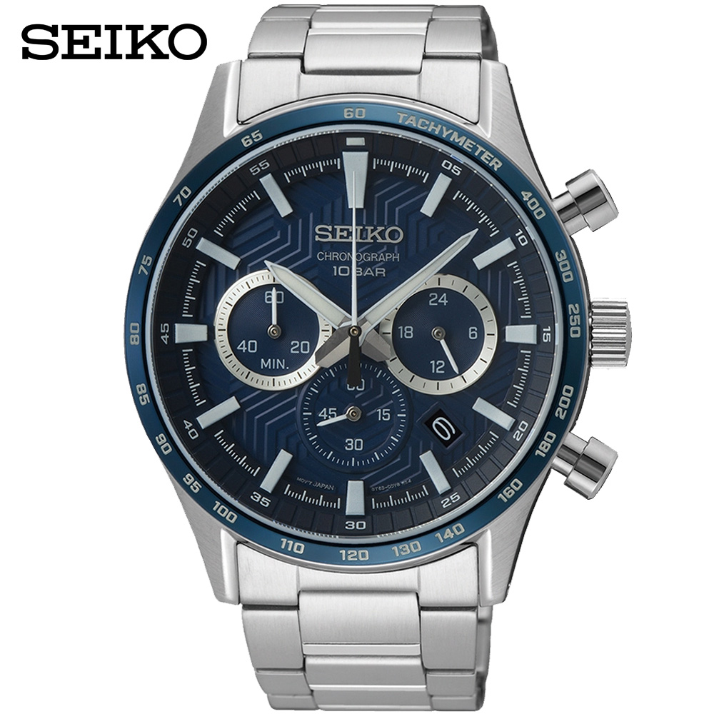 SEIKO 精工 CS系列 決戰終點線 計時腕錶(SSB44