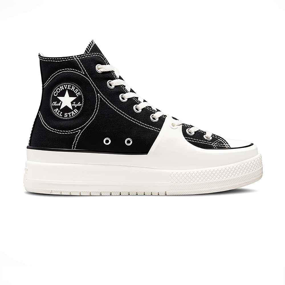 CONVERSE 男鞋 女鞋 黑白色 帆布鞋 高筒 厚底 增