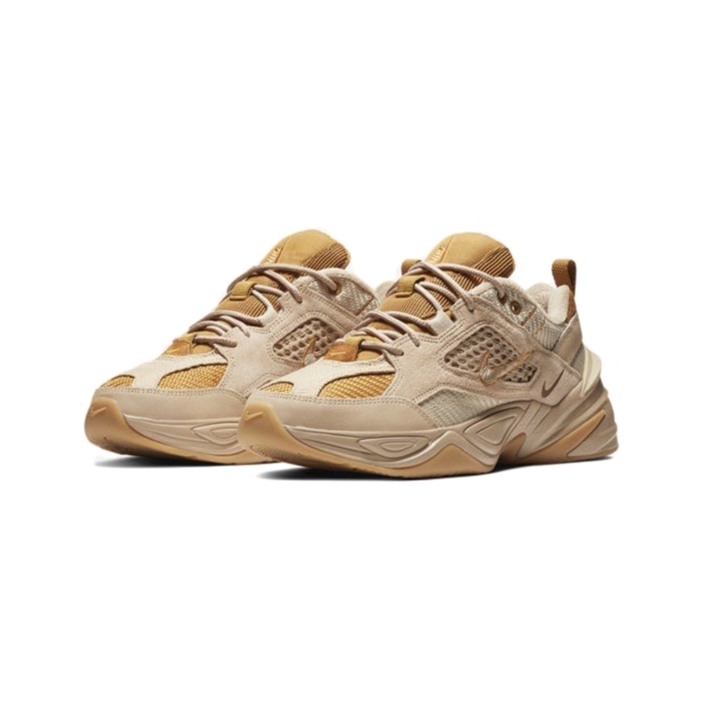 NIKE 耐吉 Nike M2K Tekno 麂皮 小麥棕 