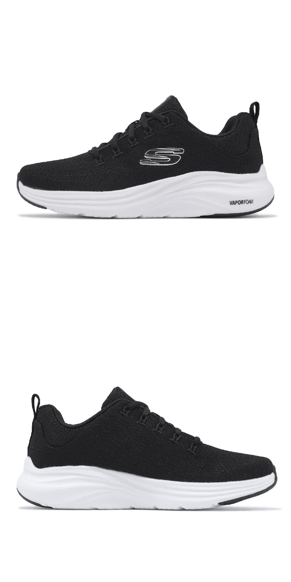 SKECHERS 休閒鞋 Vapor Foam 女鞋 黑 白