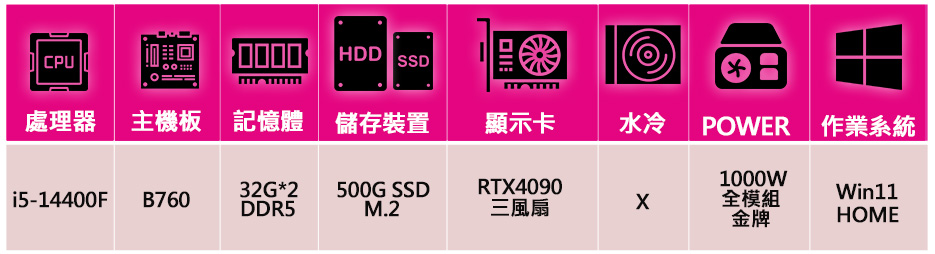 微星平台 i5十核Geforce RTX4090 WiN11