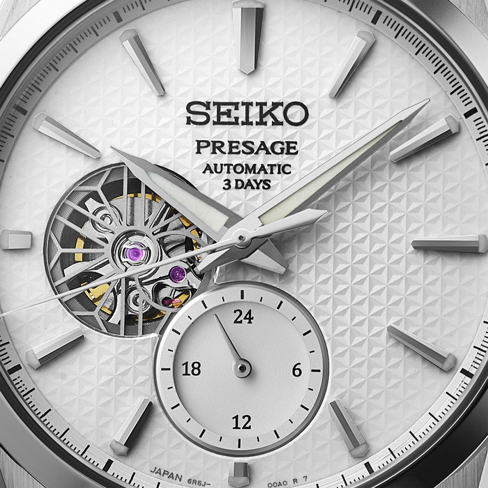 SEIKO 精工 Presage 三日鍊 新銳系列開芯機械錶
