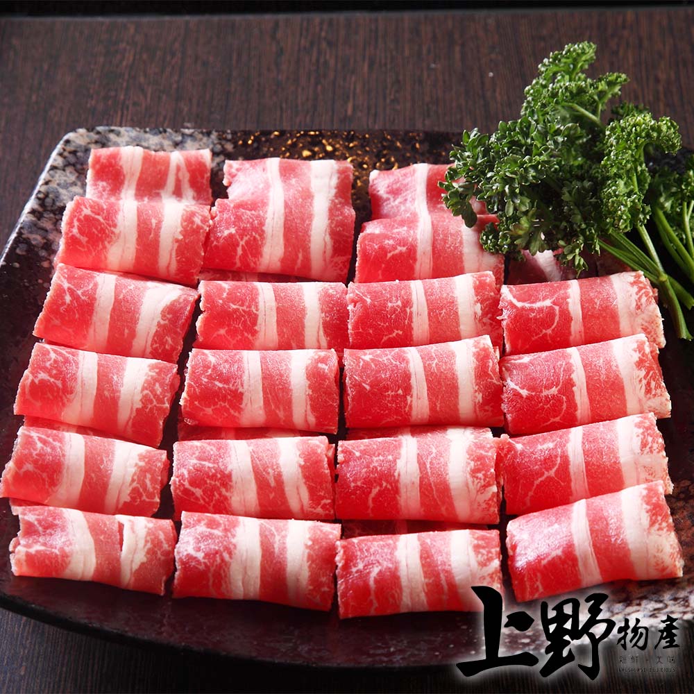 上野物產 美國進口 安格斯黑牛 牛肉片(200g±10%/盒