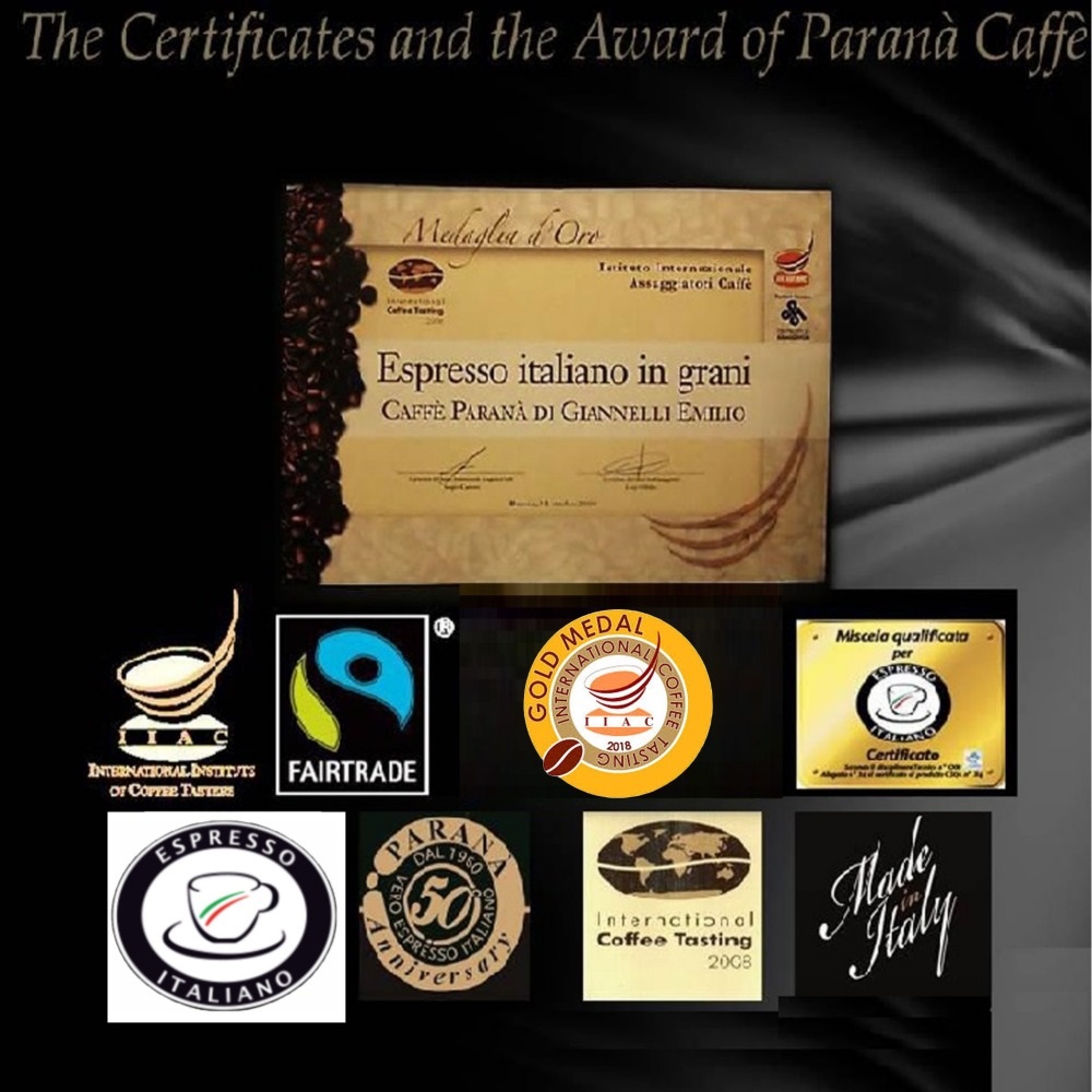 PARANA 義大利金牌咖啡 認證公平交易咖啡粉 1磅(雙認