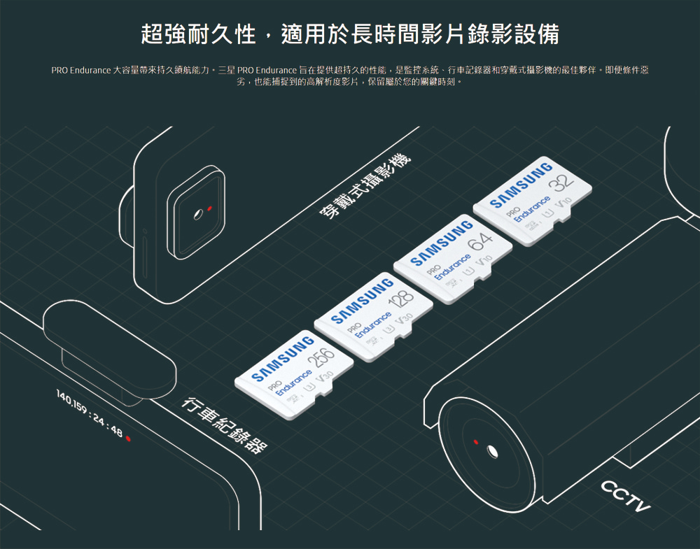 SAMSUNG 三星 PRO Endurance micro