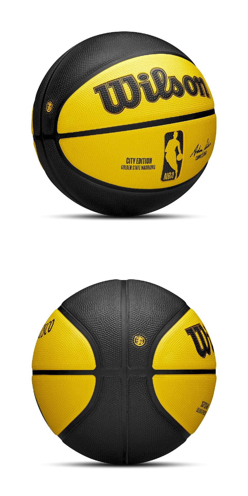 WILSON 籃球 NBA 黃 黑 金洲勇士 城市限定 7號