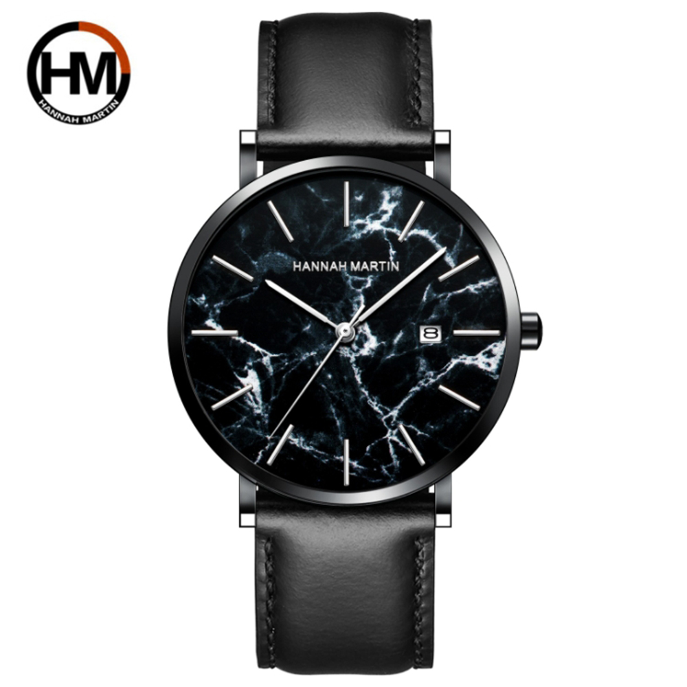 HANNAH MARTIN 時尚簡約休閒皮革帶腕錶(HM-1