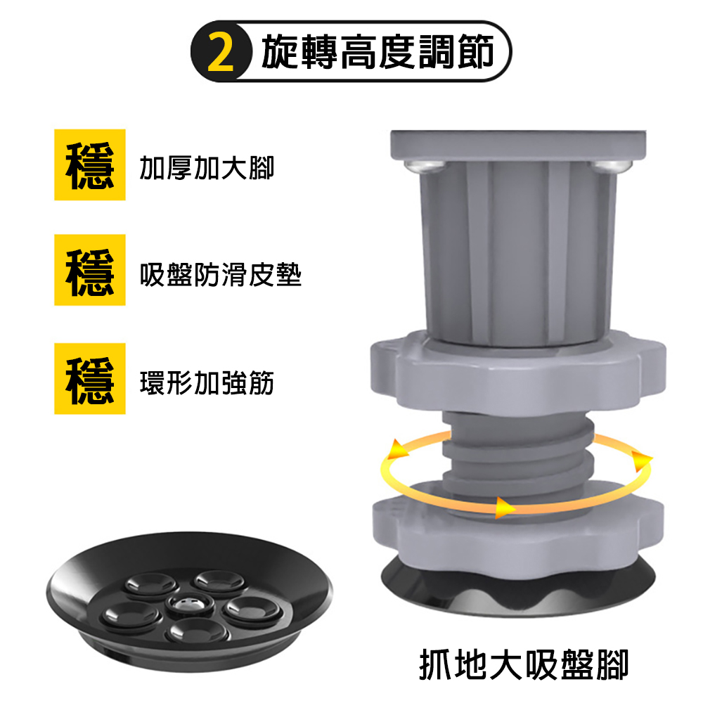 騰熠 A款對開門固定款洗衣機底座 加大穩固款(可伸縮加寬防滑