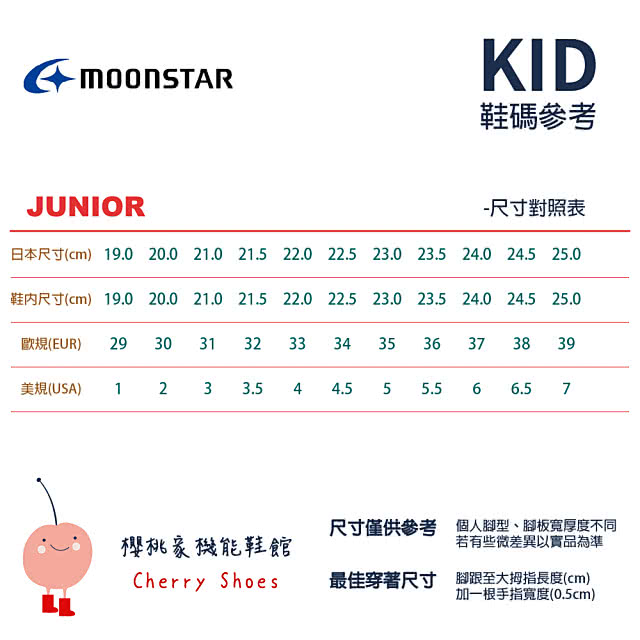 MOONSTAR 月星 輕巧運動休閒童鞋(MSCNC3165