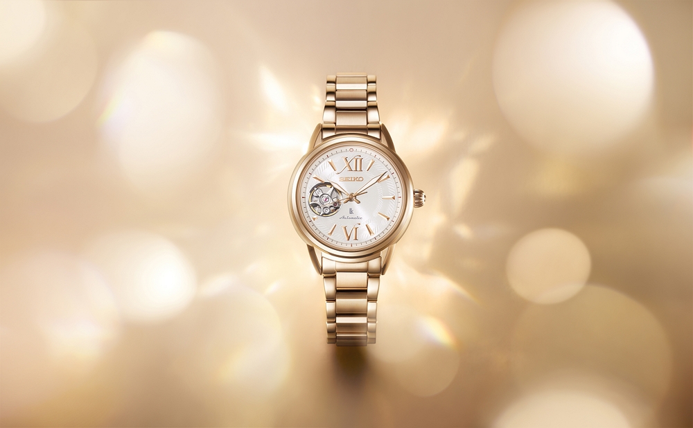 SEIKO 精工 廣告款 Lukia系列 開芯機械腕錶 新年