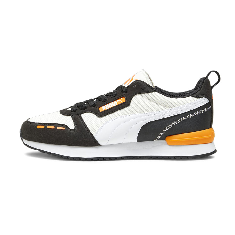 PUMA R78 男鞋 黑白橘色 復古鞋 運動 休閒 舒適 