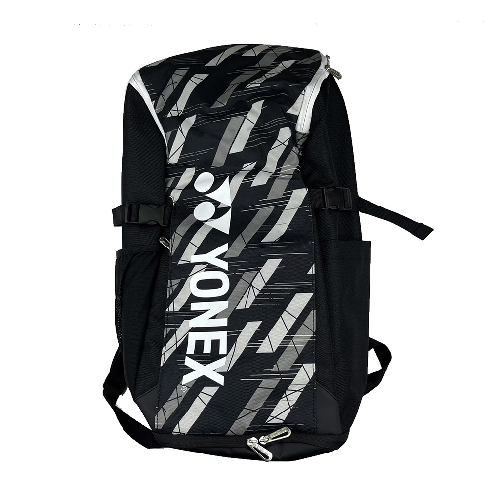 YONEX 羽球袋雙肩背包55x30x24cm黑灰紋(BAG