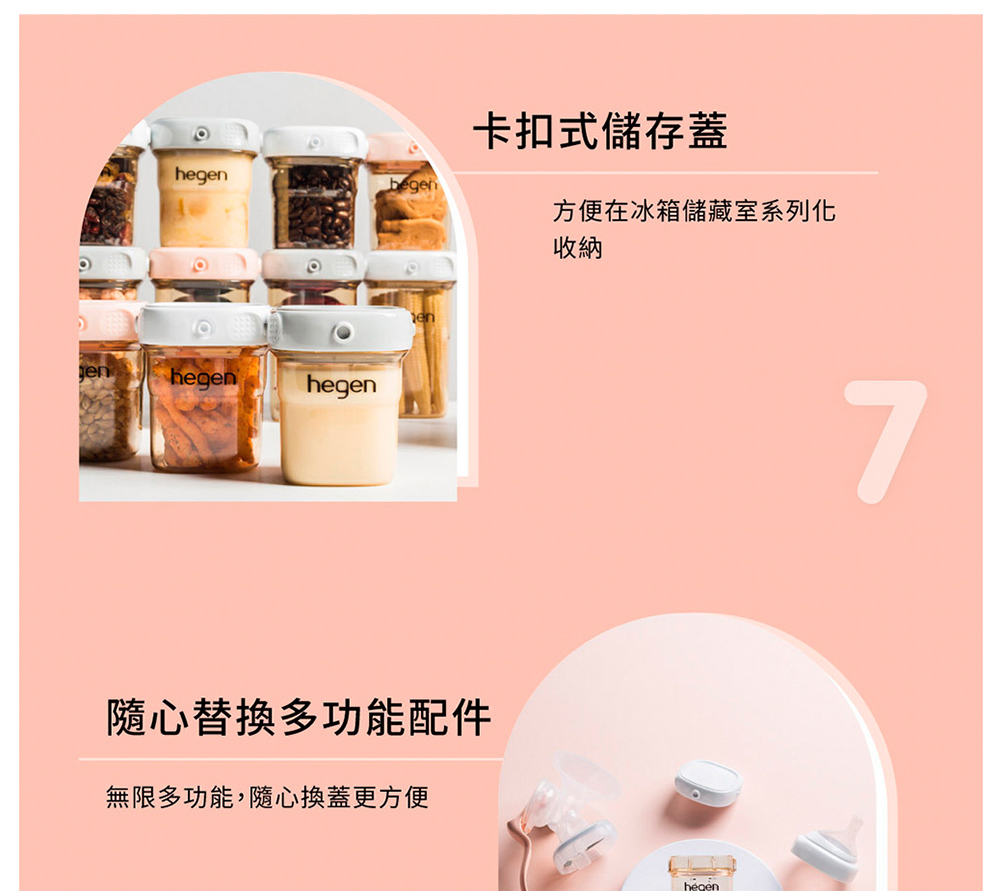 卡扣式儲存蓋 隨心替換多功能配件 無限多功能,隨心換蓋更方便 方便在冰箱儲藏室系列化 收納 