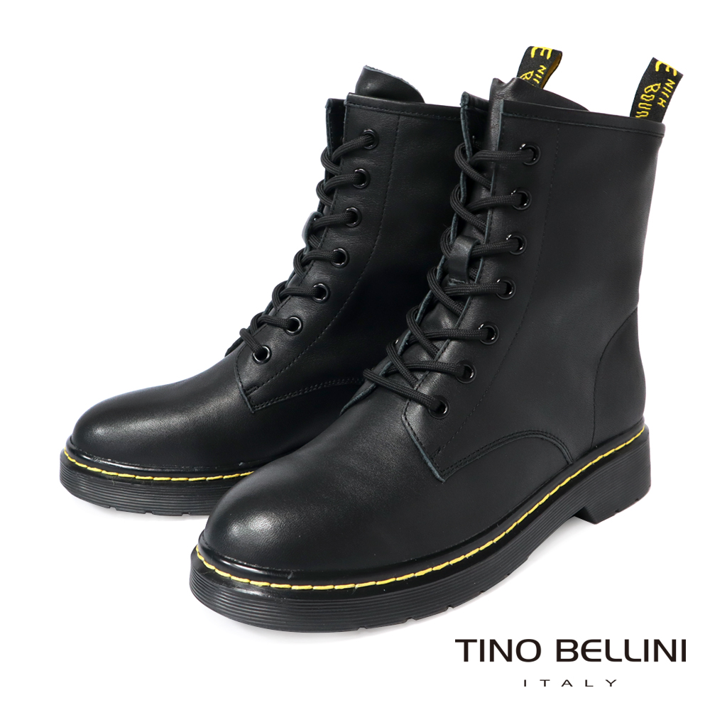 TINO BELLINI 貝里尼 時尚潮流馬汀綁帶短靴FWM