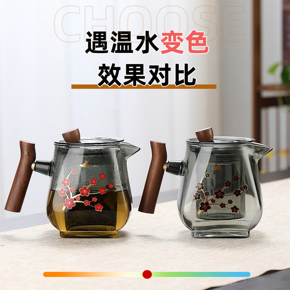 遇温水变色 效果对比 