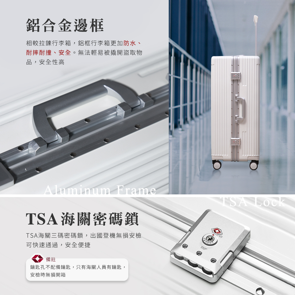 TSA海關三碼密碼鎖,出國登機無損安檢