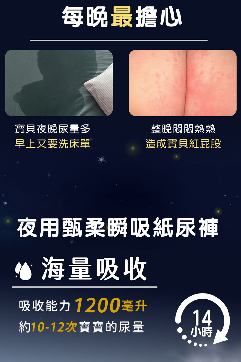 約1012次寶寶的尿量