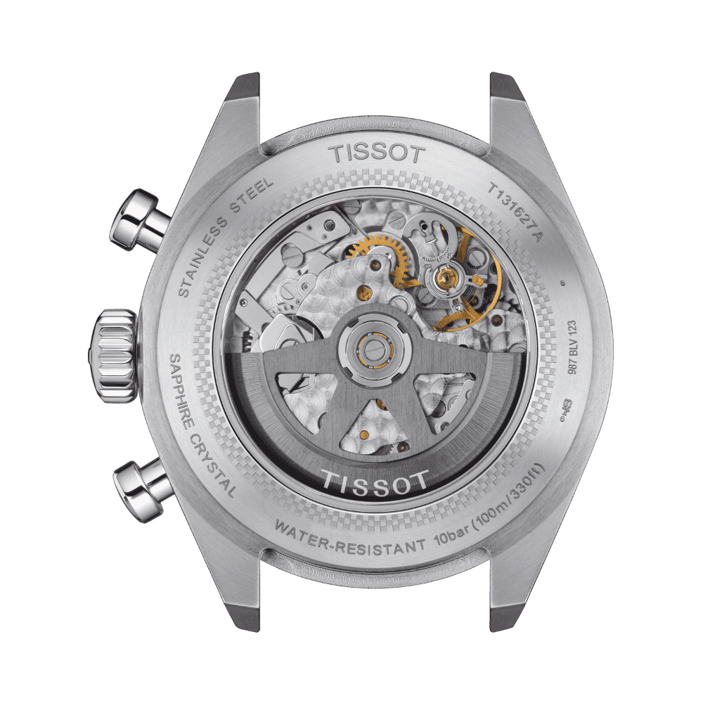 TISSOT 天梭 PRS 516 時尚賽車計時機械腕錶(T