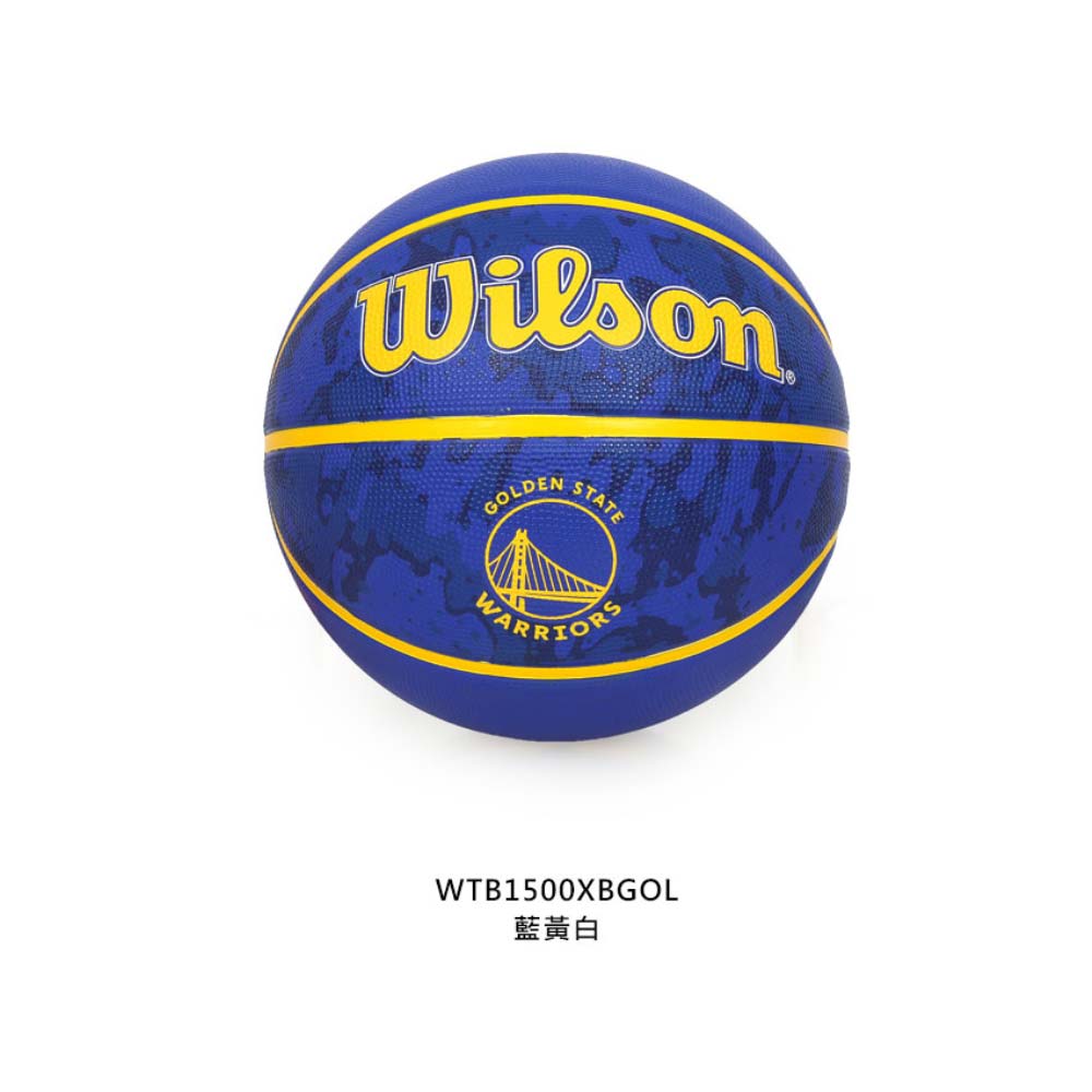 WILSON NBA隊徽系列 TIEDYE勇士 橡膠籃球 #