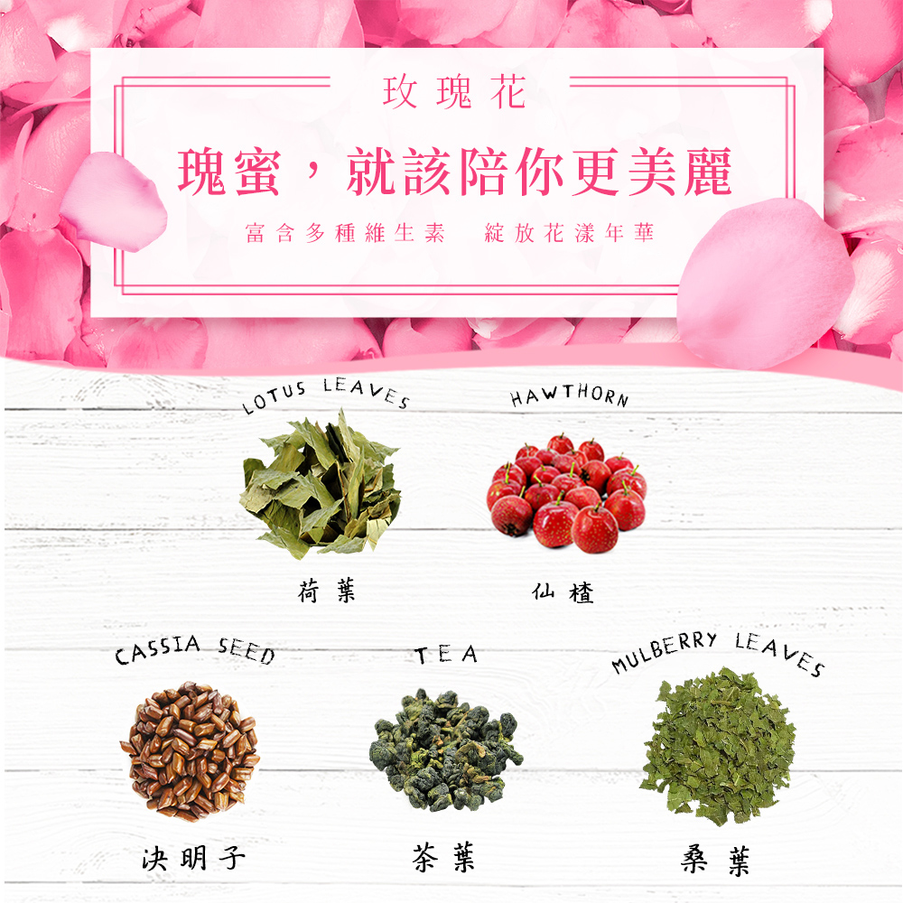 富含多種維生素 綻放花漾年華