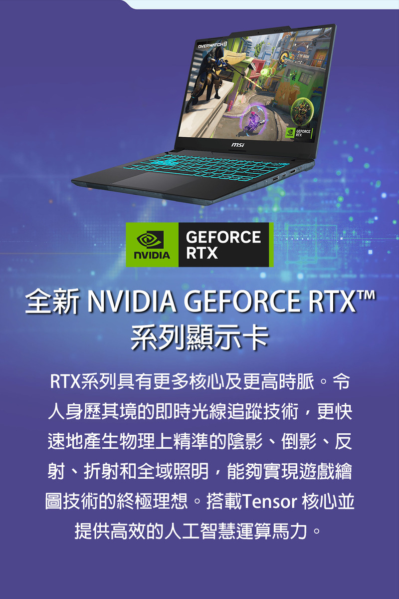 全新 NVIDIA GEFORCE RTXTM