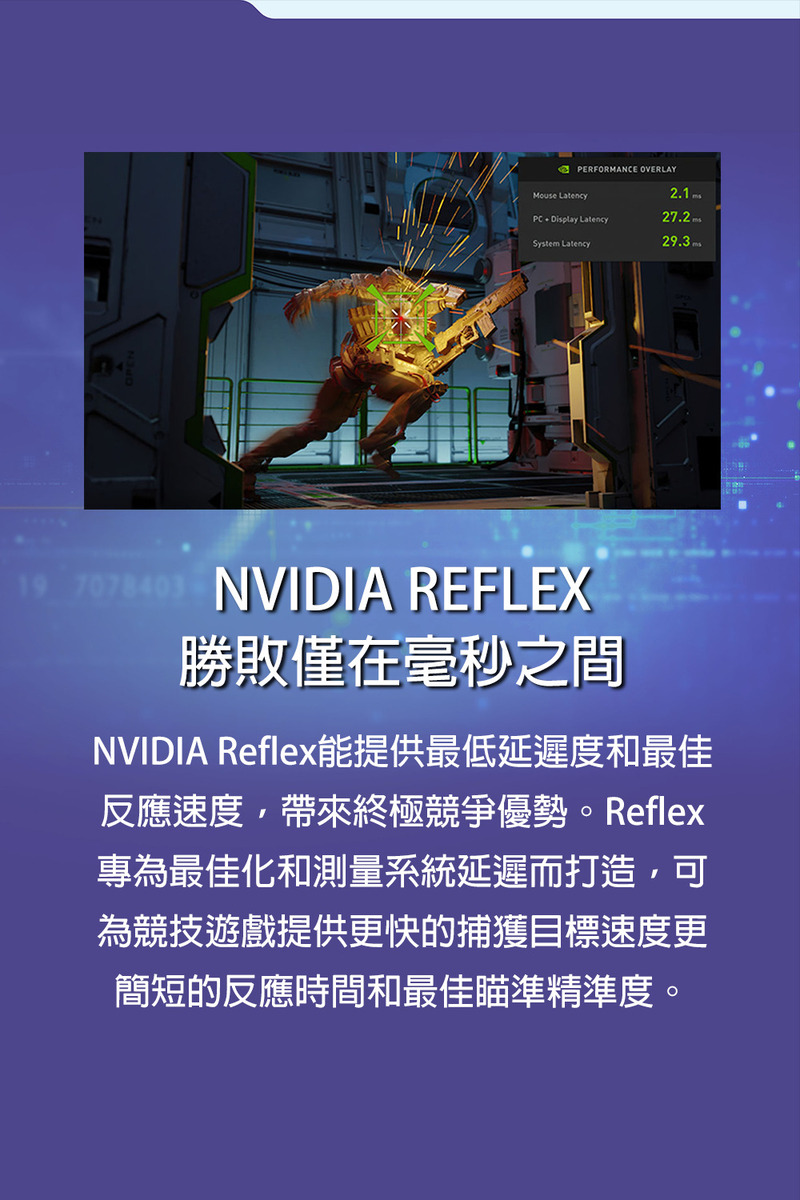 NVIDIA Reflex能提供最低延遲度和最佳