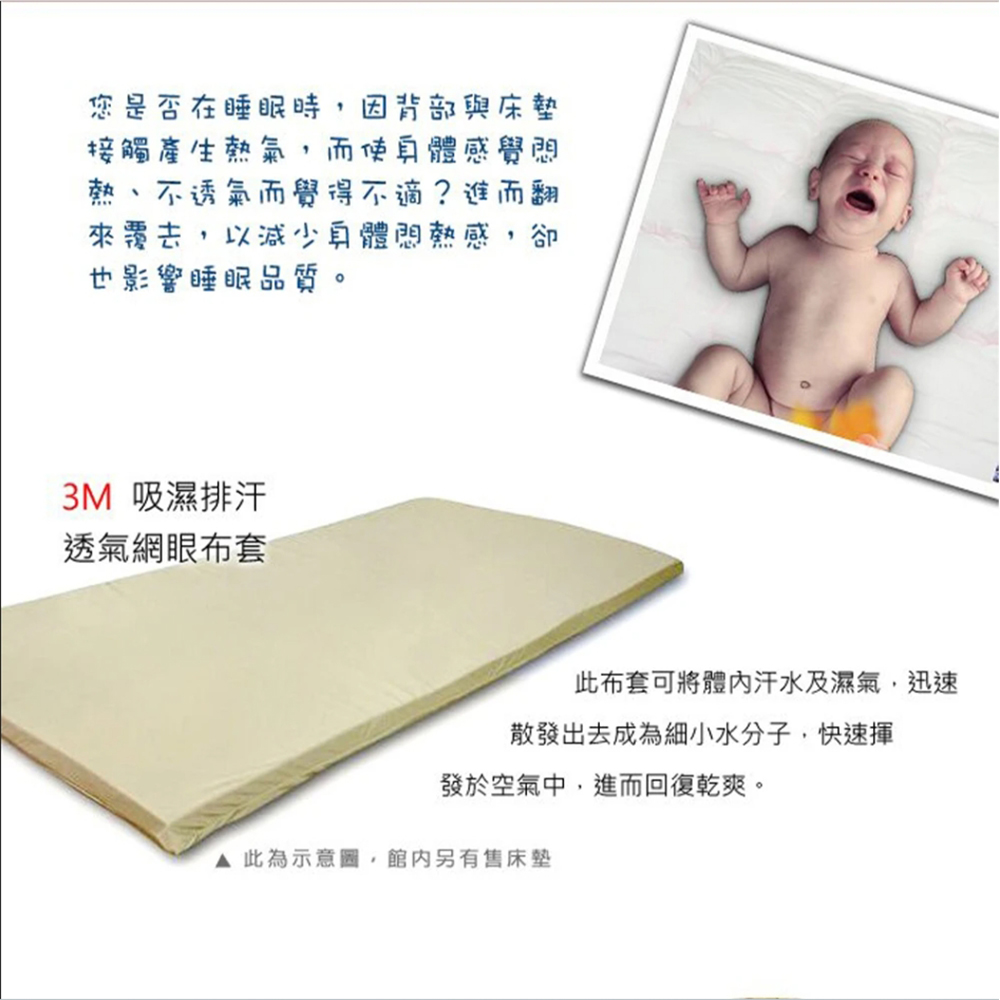 Jenny Silk 名流寢飾 吸濕排汗防水日式床墊布套(標