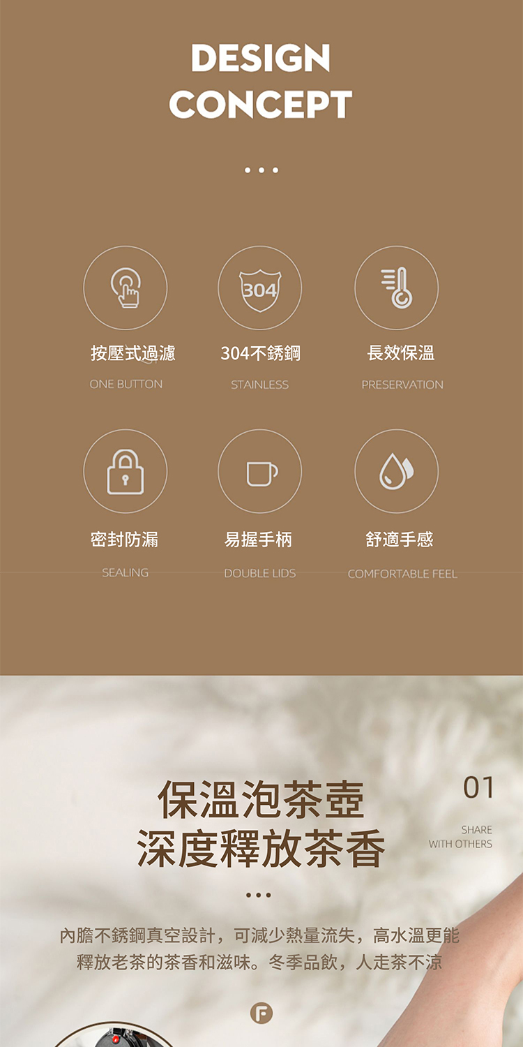 內膽不銹鋼真空設計,可減少熱量流失,高水溫更能