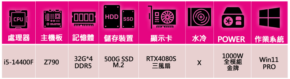 微星平台 i5十核 RTX4080 SUPER 3X WiN