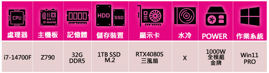 微星平台 i7二十核 RTX4080 SUPER 3X Wi