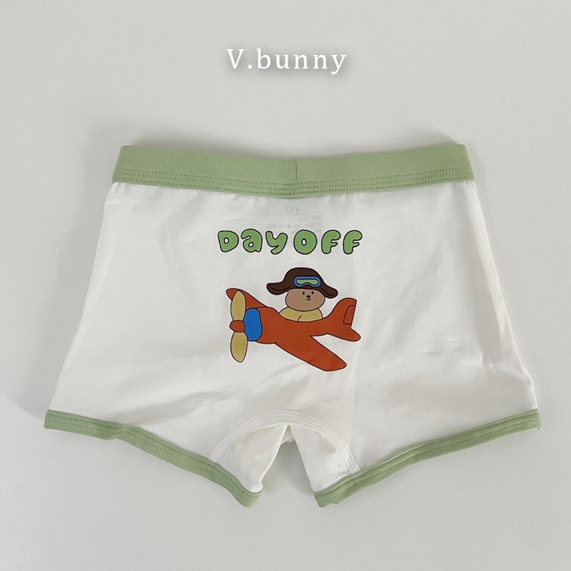 韓國 V.Bunny 男童男孩100-160cm棉質內褲3件