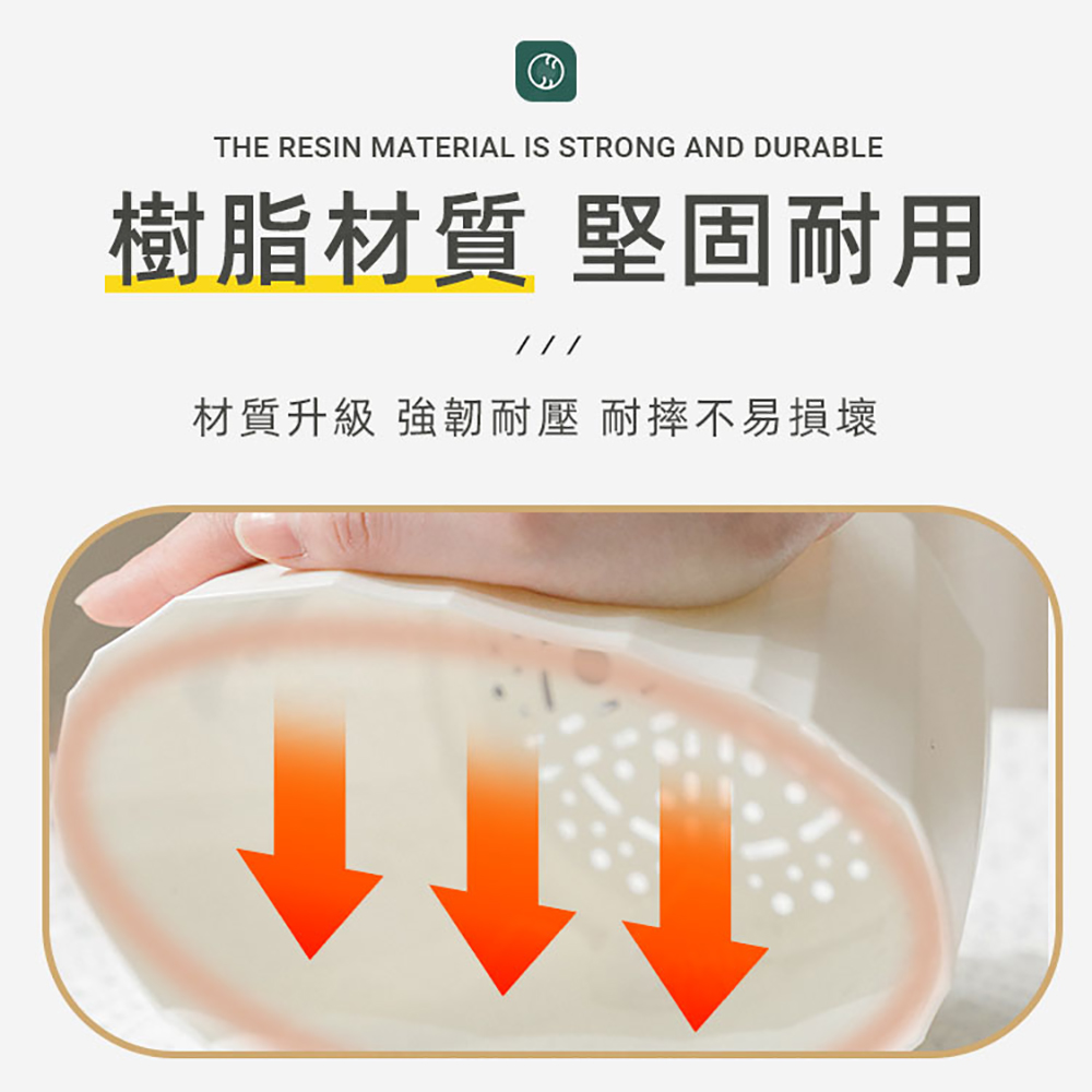 樹脂材質 堅固耐用 材質升級 強韌耐壓 耐摔不易損壞 