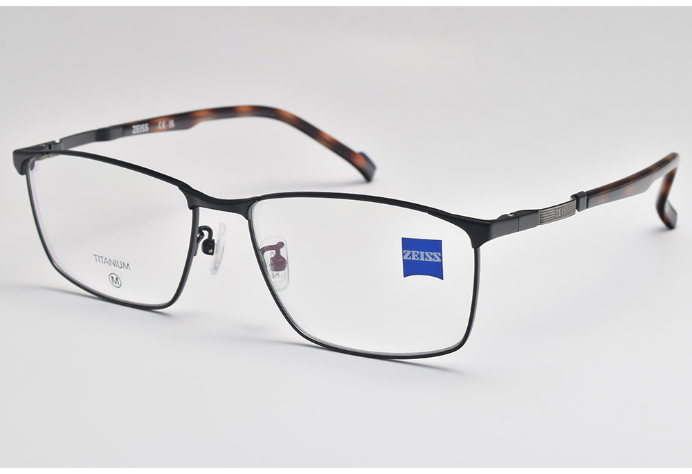 ZEISS 蔡司 方框光學眼鏡(霧黑 琥珀#ZS22121L