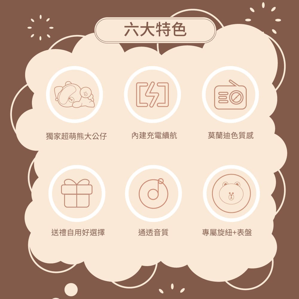 獨家超萌熊大公仔