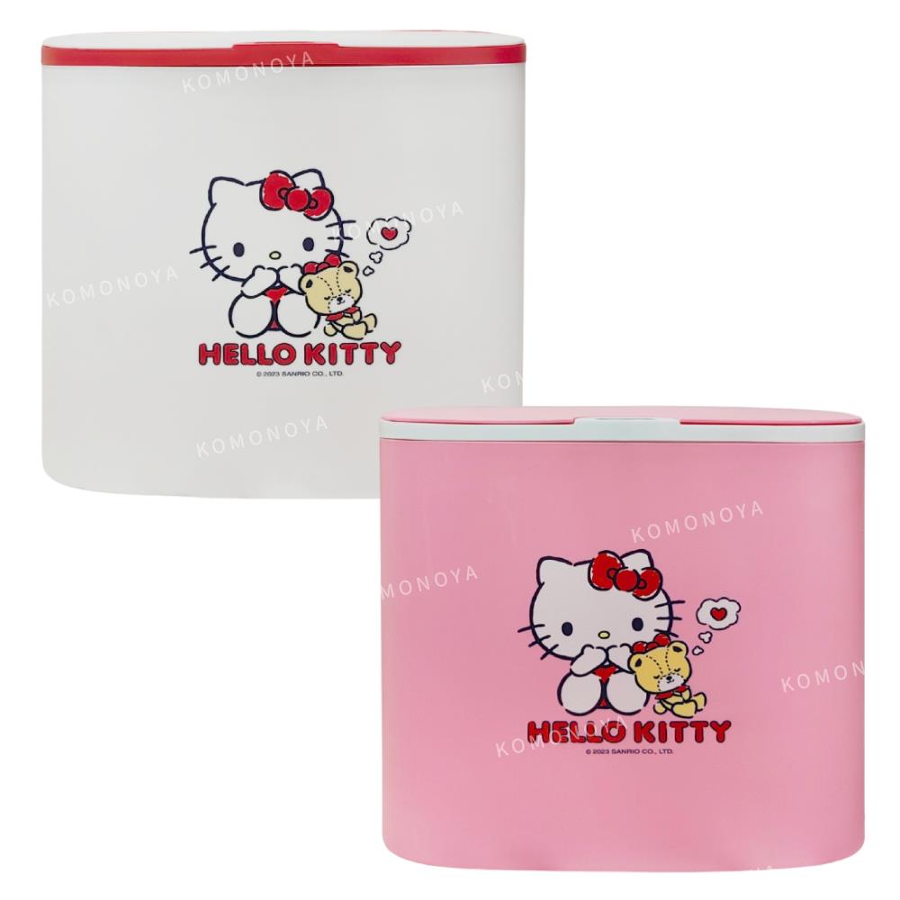 小禮堂 Hello Kitty 感應式垃圾桶 - 好友坐姿款