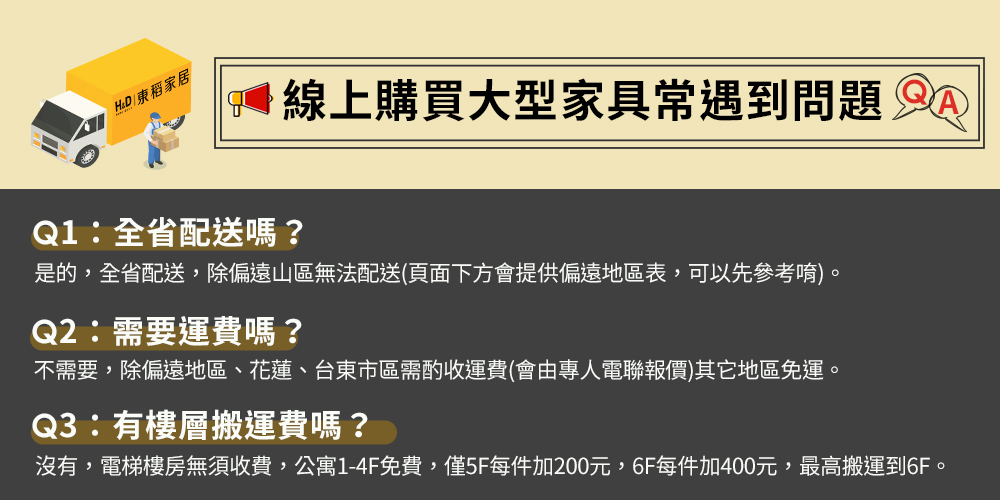 H&D 東稻家居 放大空間5尺雙人床組2件組-2色(床頭+床