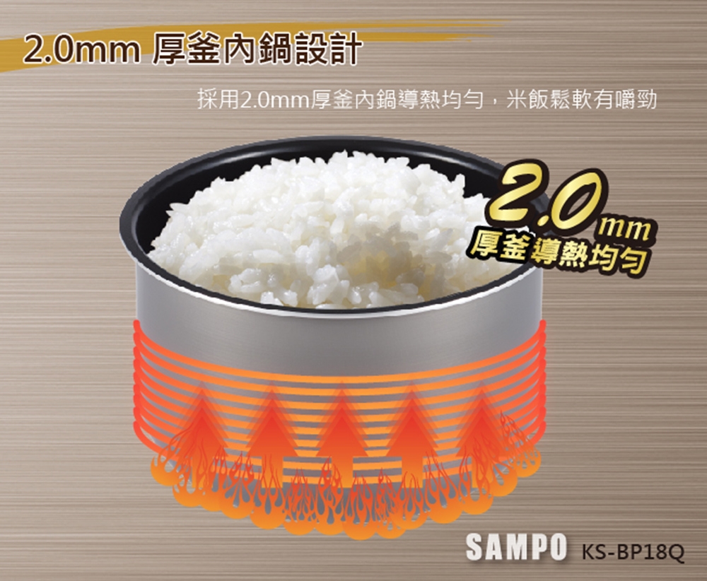 SAMPO聲寶 KS-BP18Q - 詳情3