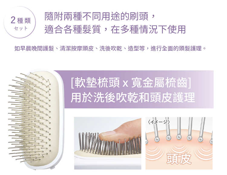 如早晨晚間護髮、清潔按摩頭皮、洗後吹乾、造型等,進行全面的頭髮護理。